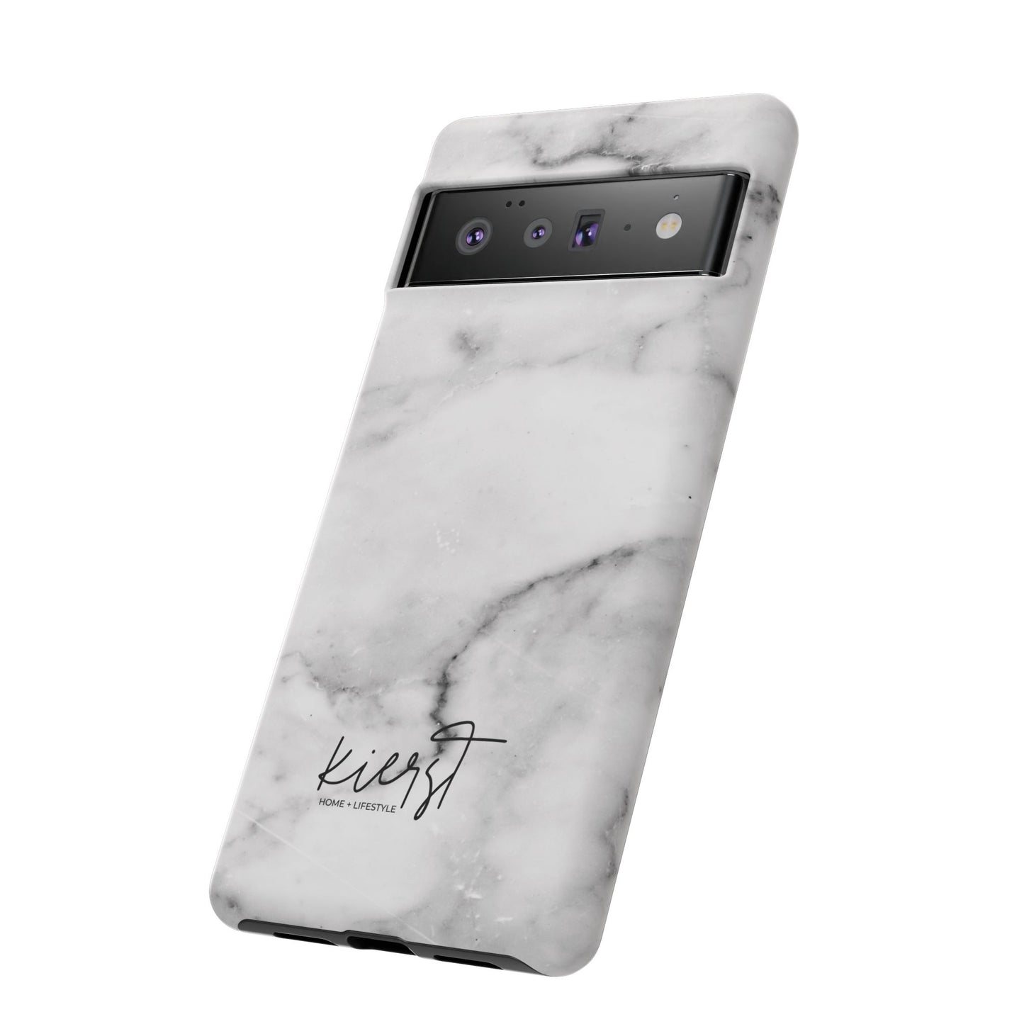 Lived-In White and Grey Marble Google Pixel Case | Elevated Essentials For Everyday