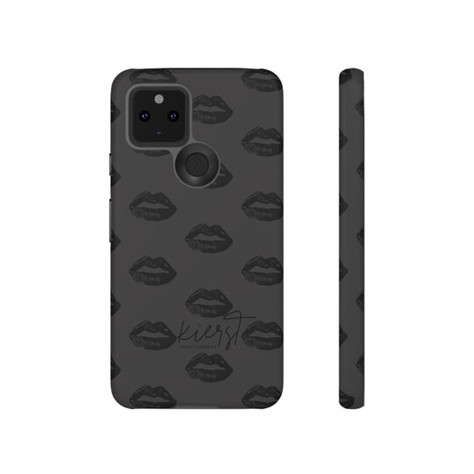 Black Lips Google Pixel Phone Case | Monochrome Meets Mood