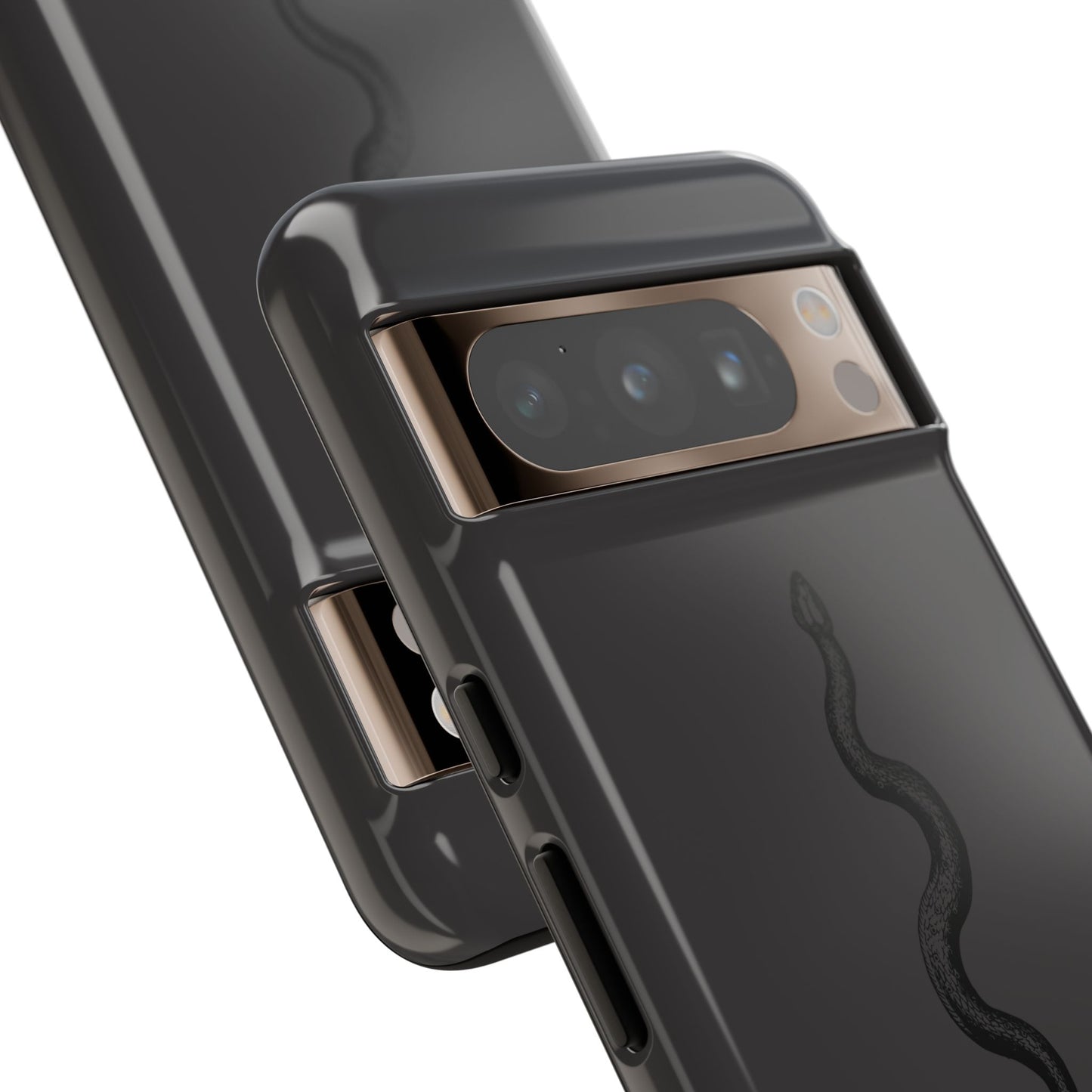 Long Black Snake Google Pixel Phone Case