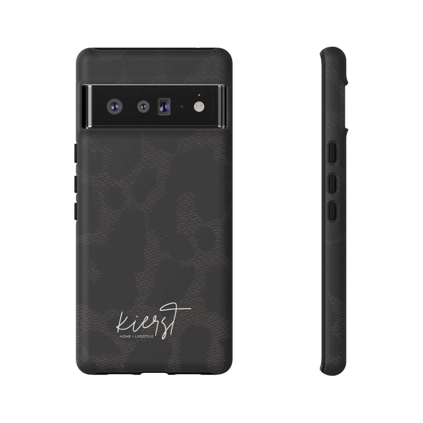 Black Leopard Google Pixel Phone Case | Striking Neutral, Wild Edge