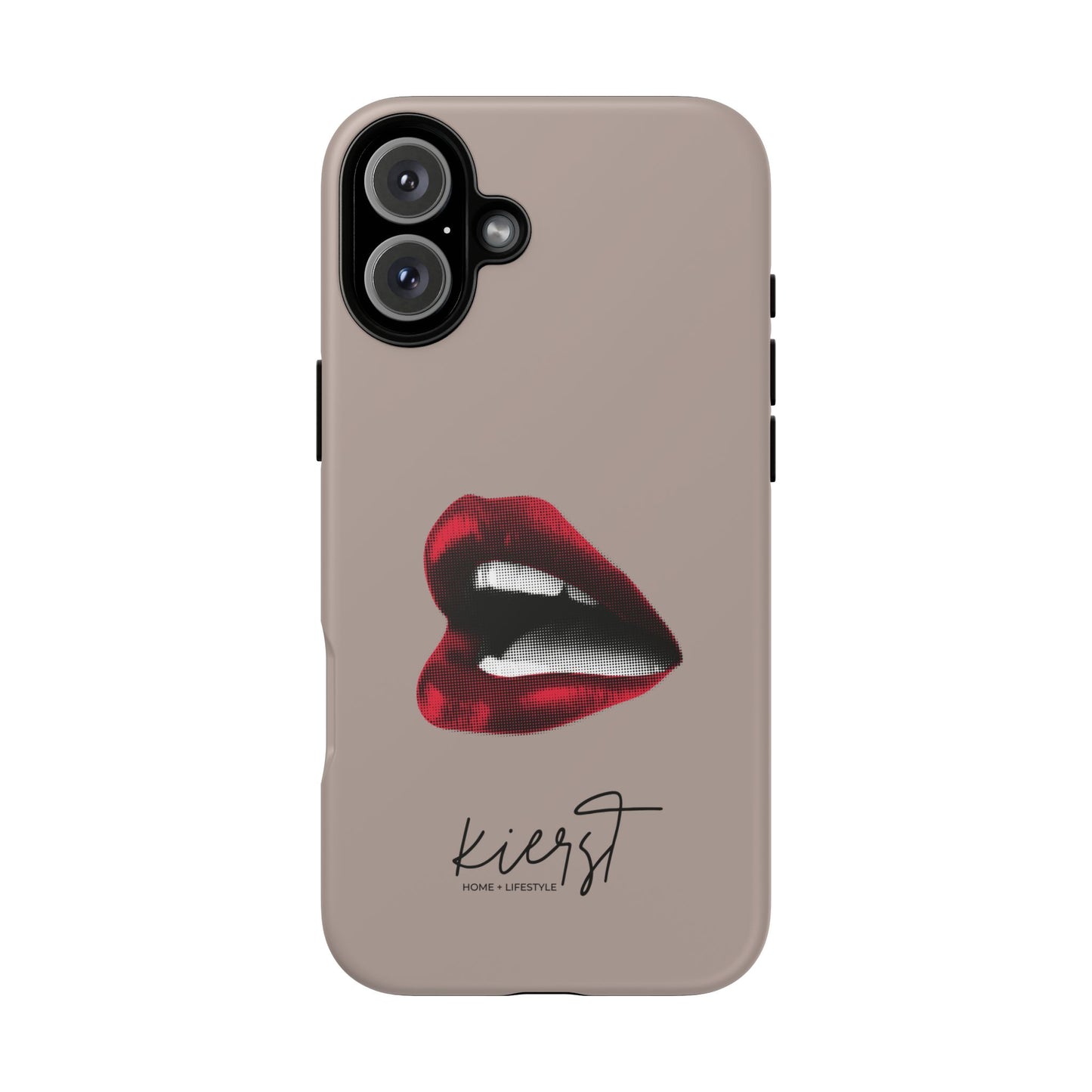 Retro Red Lips iPhone Case | Pop Art Meets Polished
