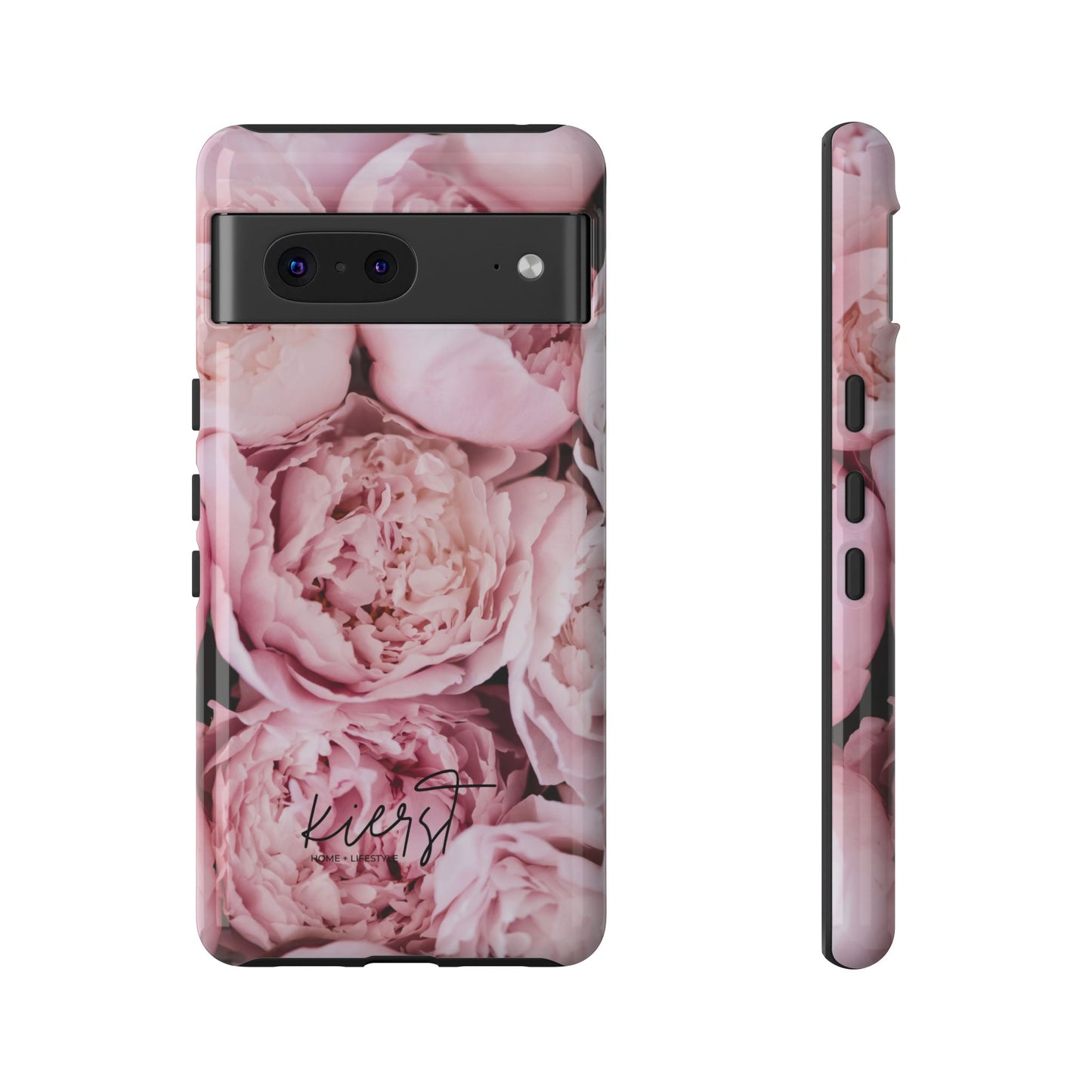 Pink Peonies Google Pixel Phone Case | Romantic Florals, Everyday Function