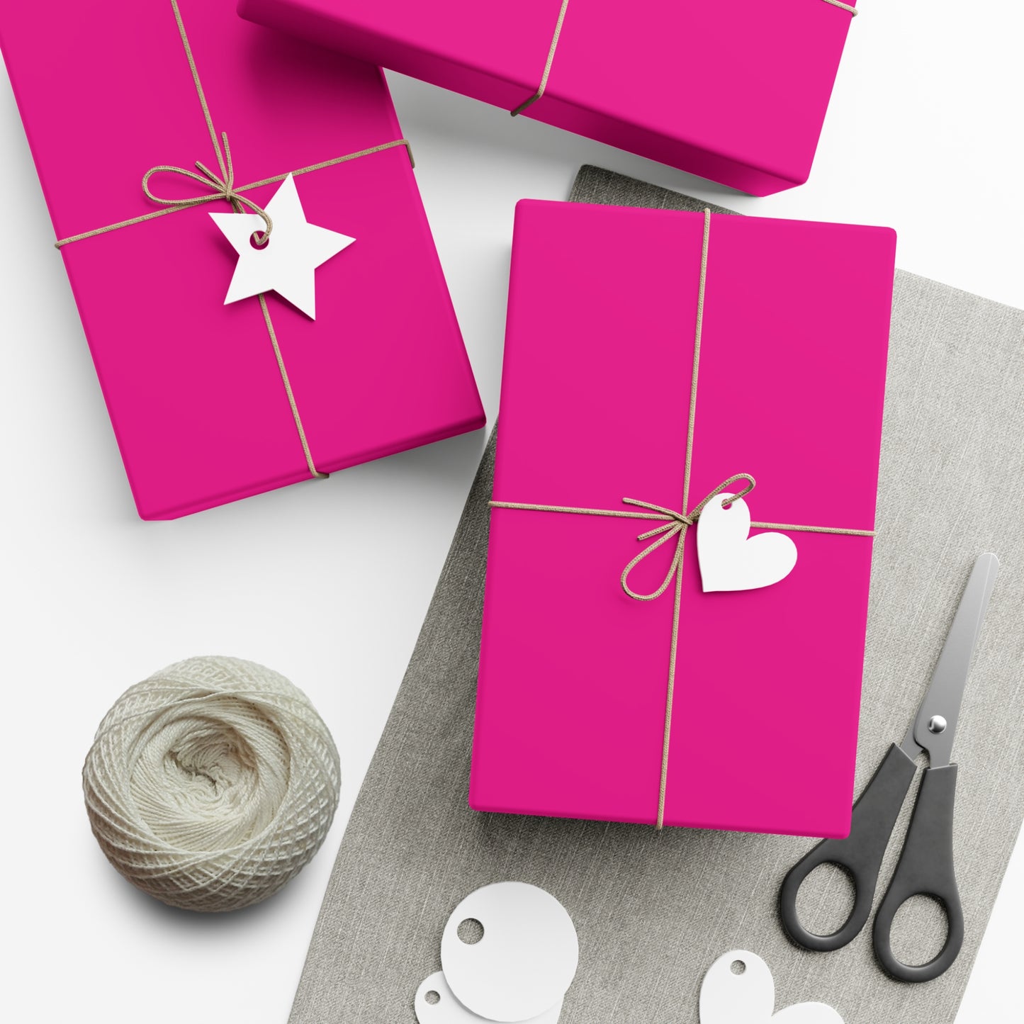 Signature Hot Pink Gift Wrap Paper – Bold, Feminine, Beautiful