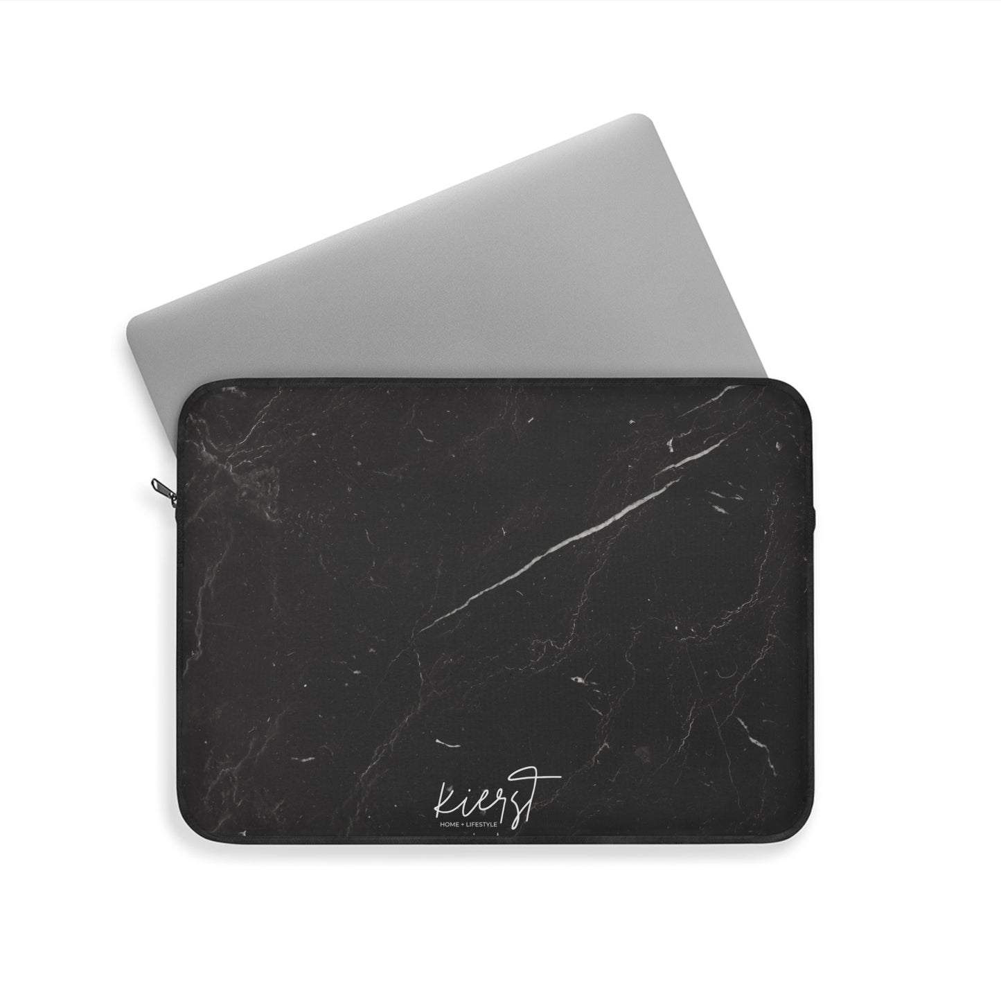 Black Marble Laptop Sleeve | Sleek + Sophisticated Protection