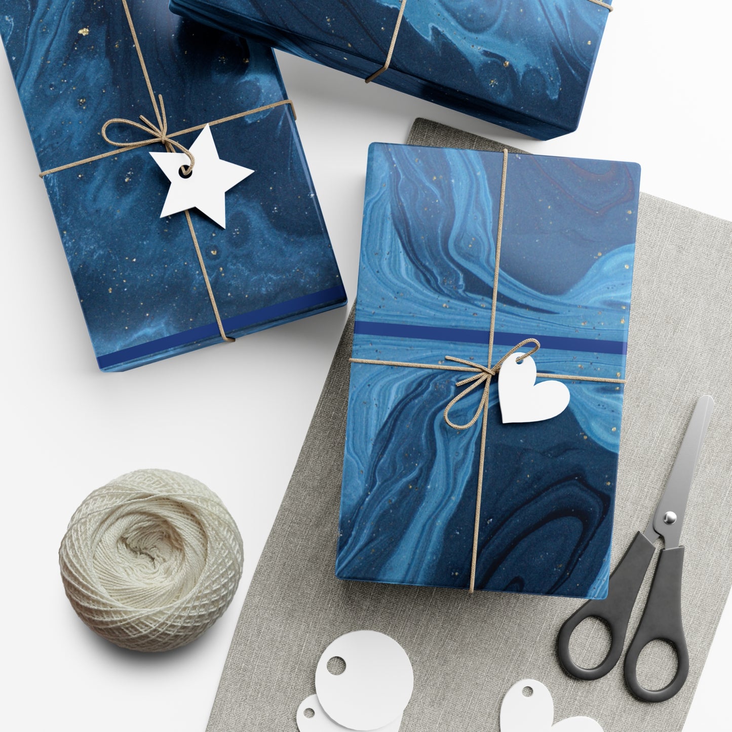 Blue Marble Gift Wrapping Paper