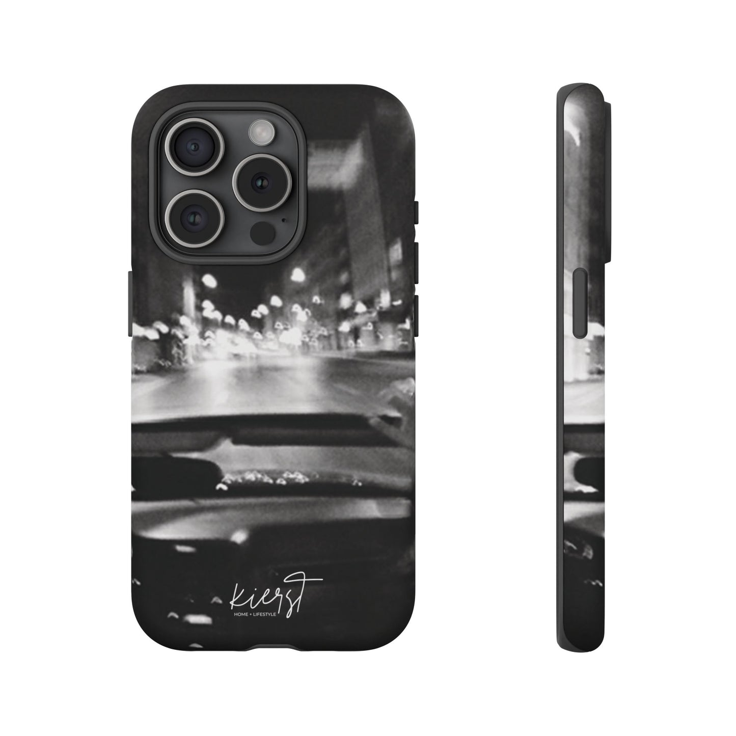 Faded Summer Nights iPhone Case | A Cinematic Blur of City Lights and Nostalgia