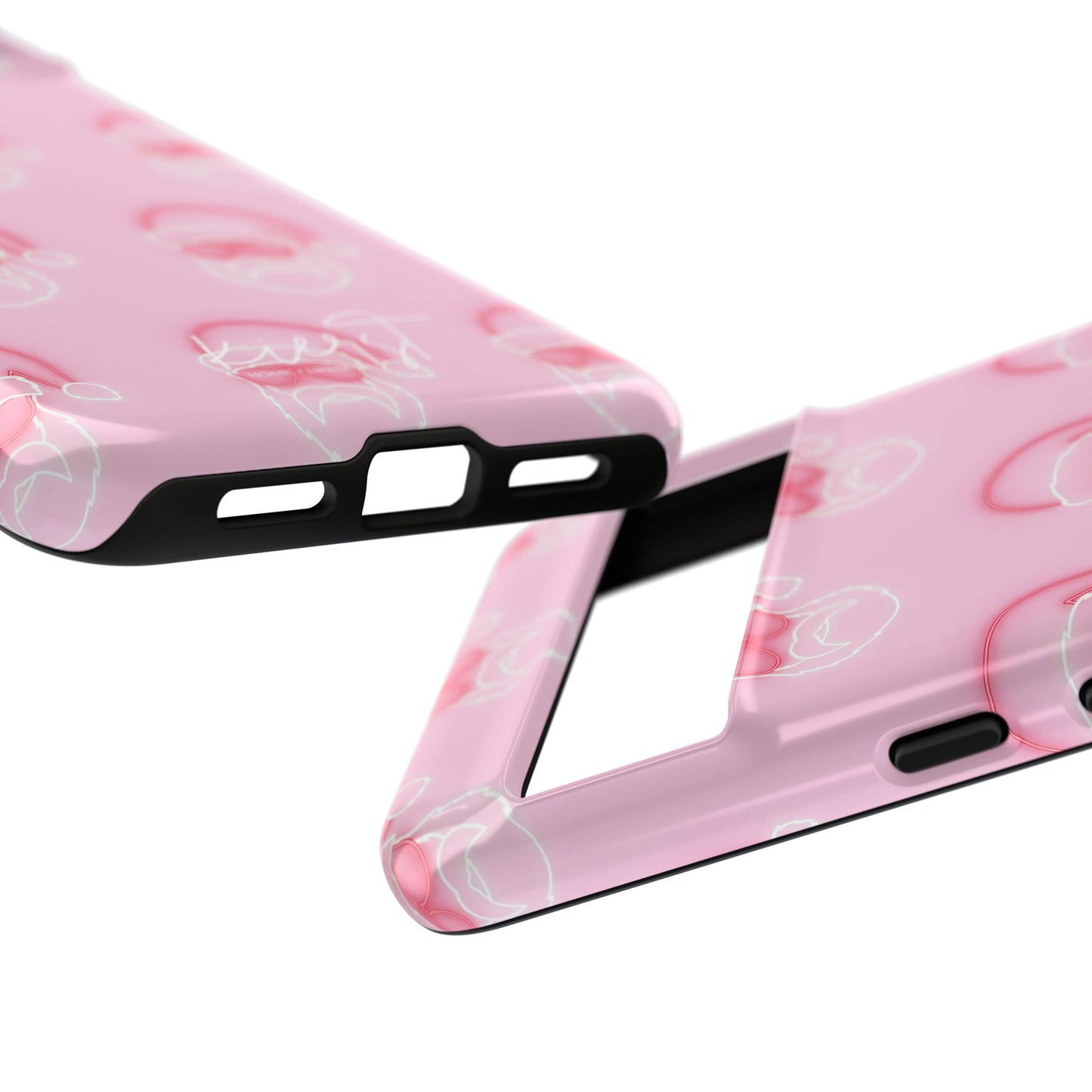 Holiday 25 Neon Sign Santa on Pink Google Pixel Phone Case