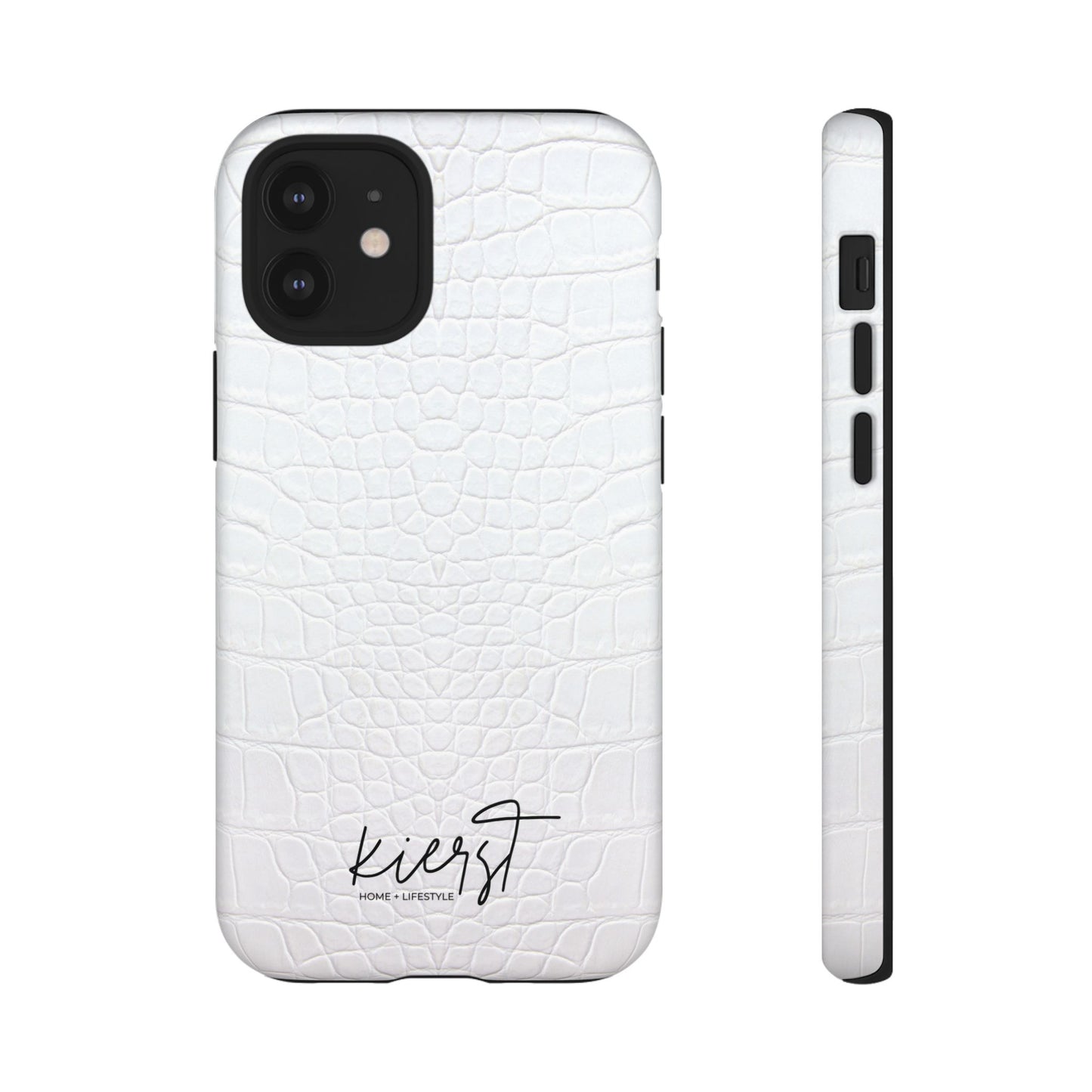 White Alligator iPhone Case | Minimal, Crisp, and Effortlessly Elevated