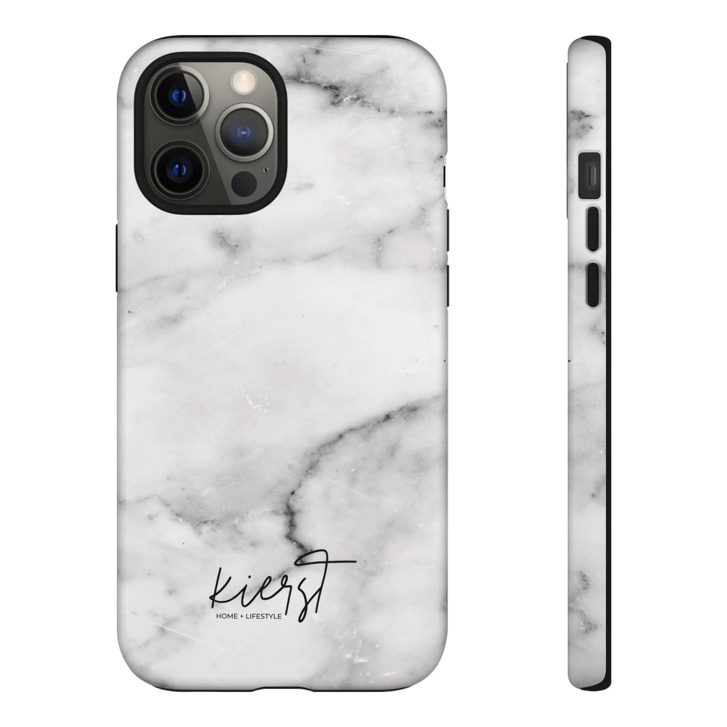 Lived-In White and Grey Marble iPhone Case | Curated Calm, Captured in Marble