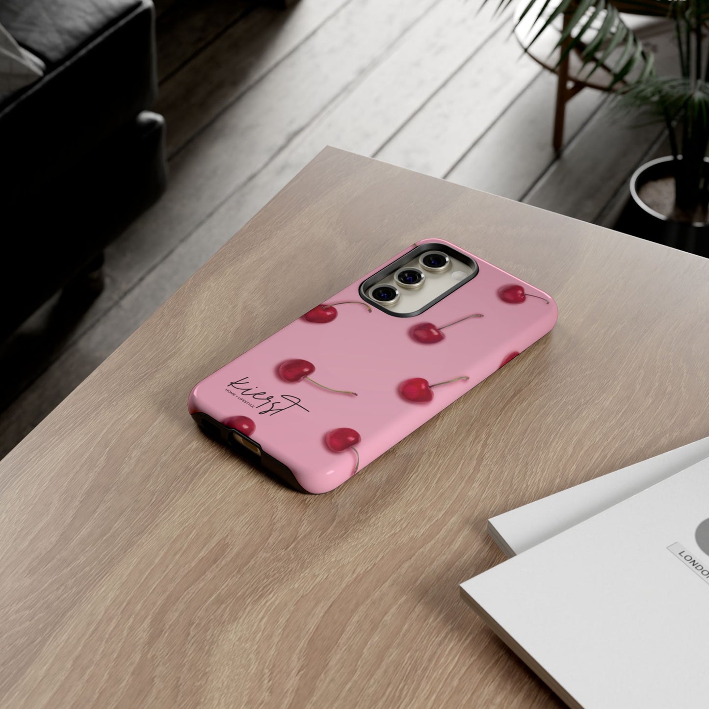 Cherries Samsung Galaxy Phone Case | Sweet Meets Sophisticated in This Standout Cover