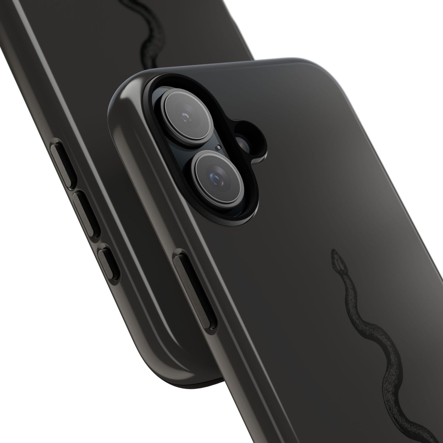 Long Black Snake iPhone Case | Subtle Edge, Quiet Power