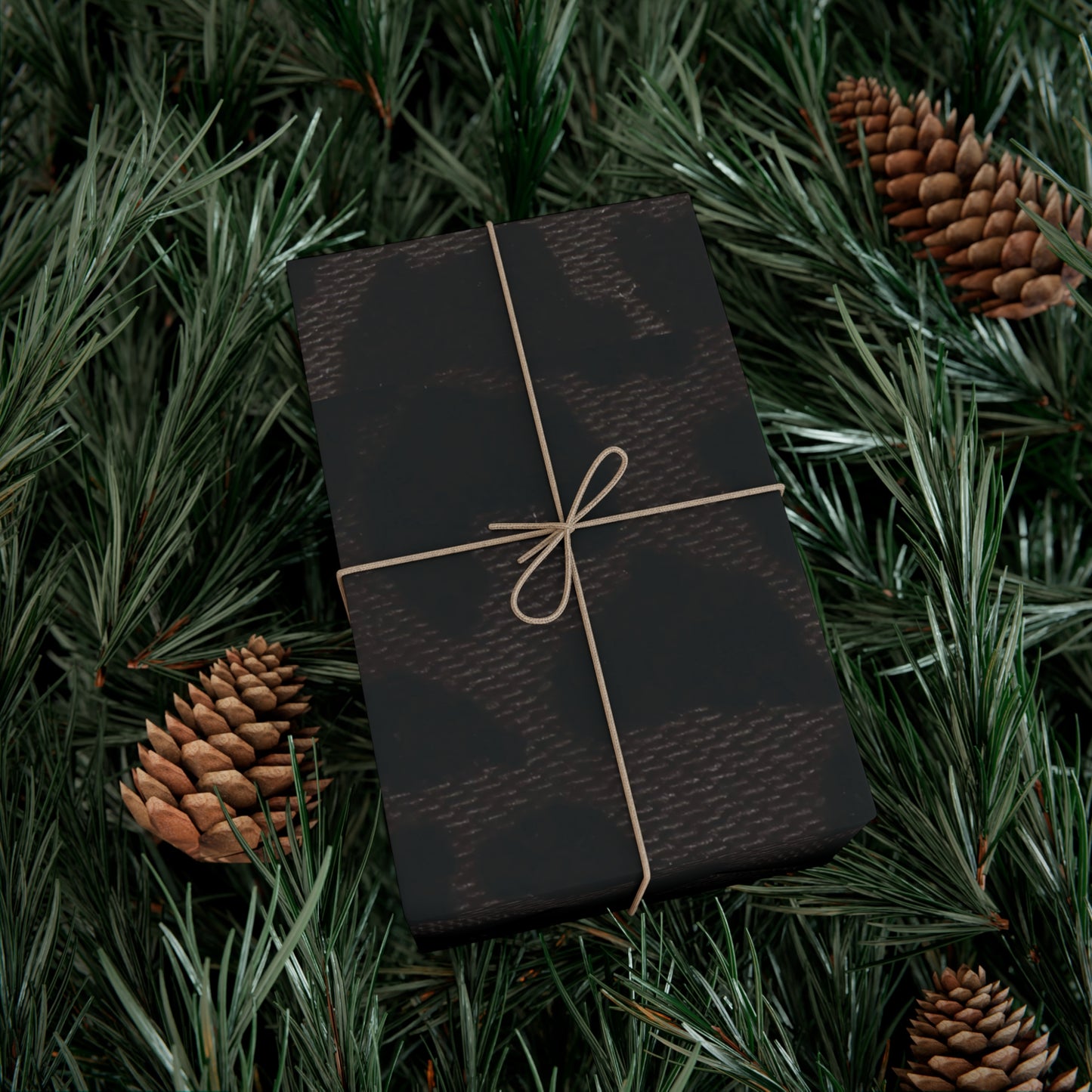 Black Leopard Gift Wrapping Paper