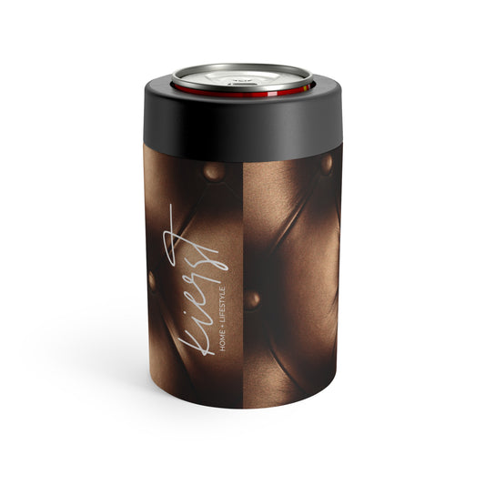 Bronze Tufted Can Holder | Classic & Confident