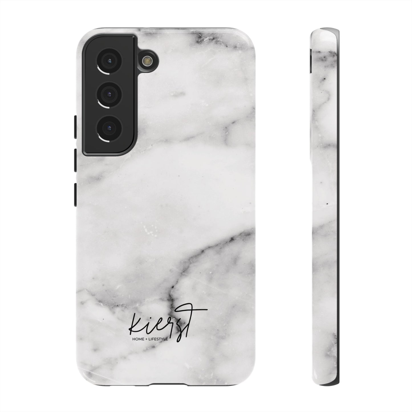 Lived-In White and Grey Marble Samsung Galaxy Case | Soft Strength, Redefined