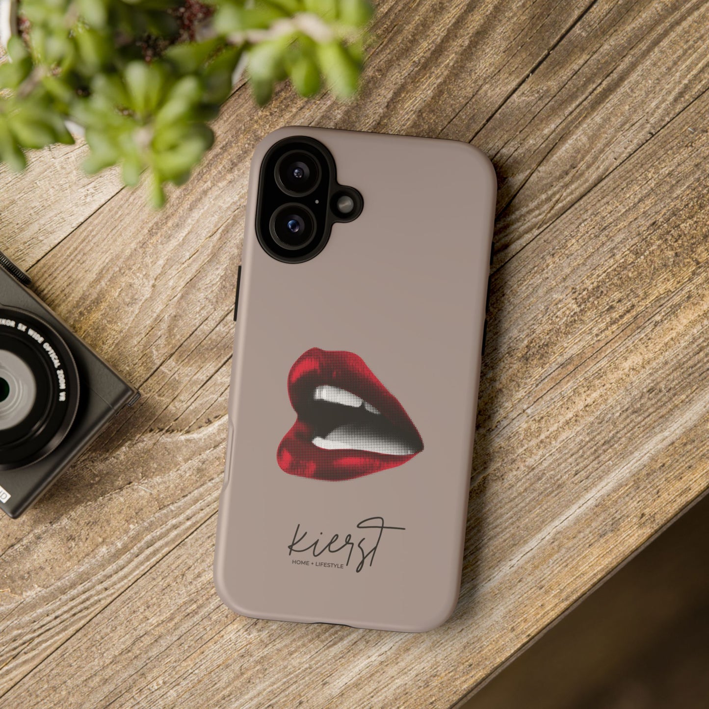 Retro Red Lips iPhone Case | Pop Art Meets Polished