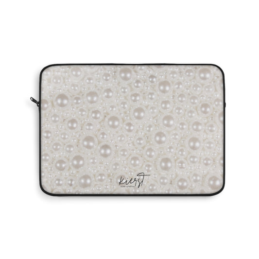 Various Pearls Laptop Sleeve | Glam Neutrals for Elevated Workspaces