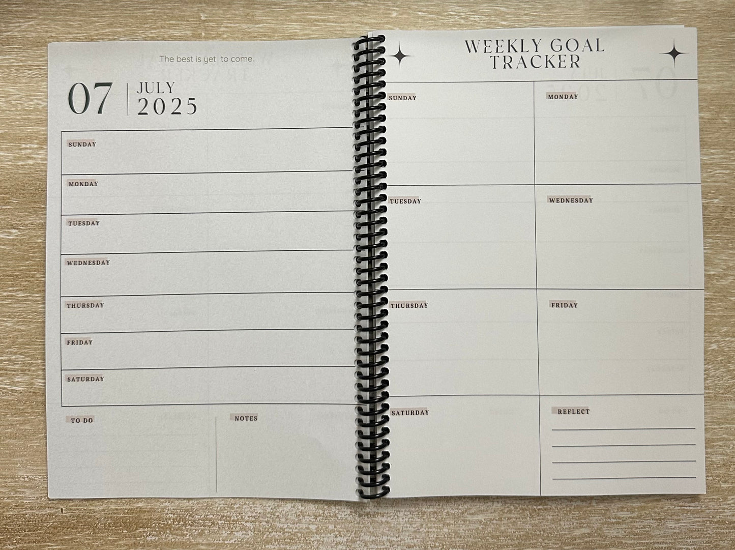 Academic Year Planner Chic Grunge