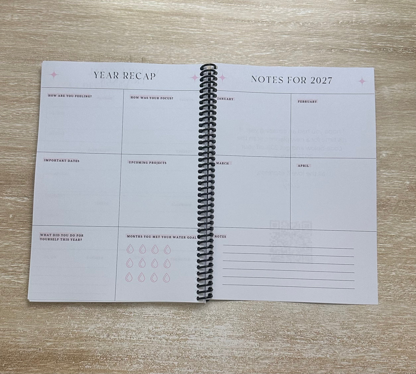 2026 Lifestyle Planner - Grey Snake
