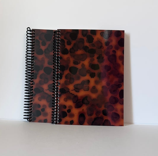 Ember Tortoise Print Notebook