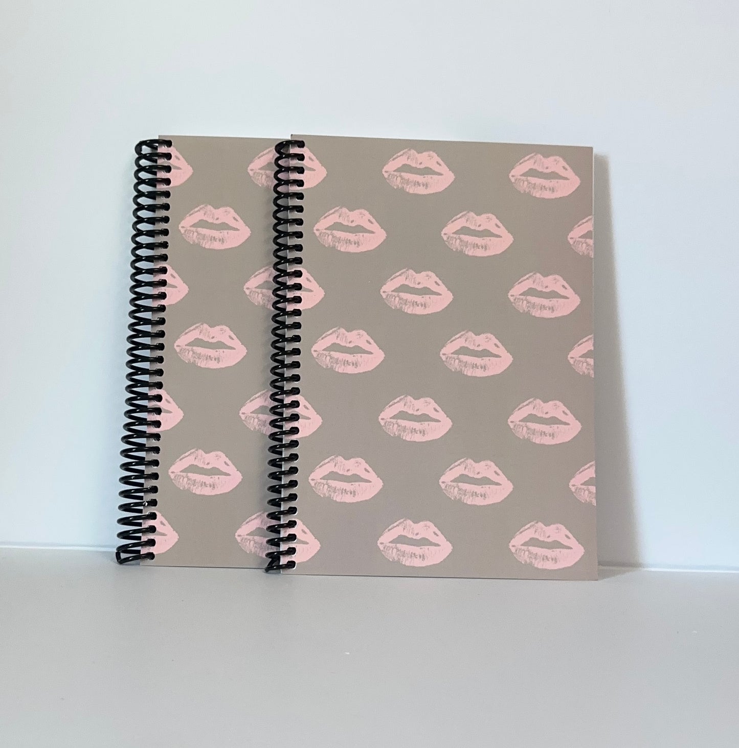 Pillow Talk-Inspired Lips on Oat Notebook