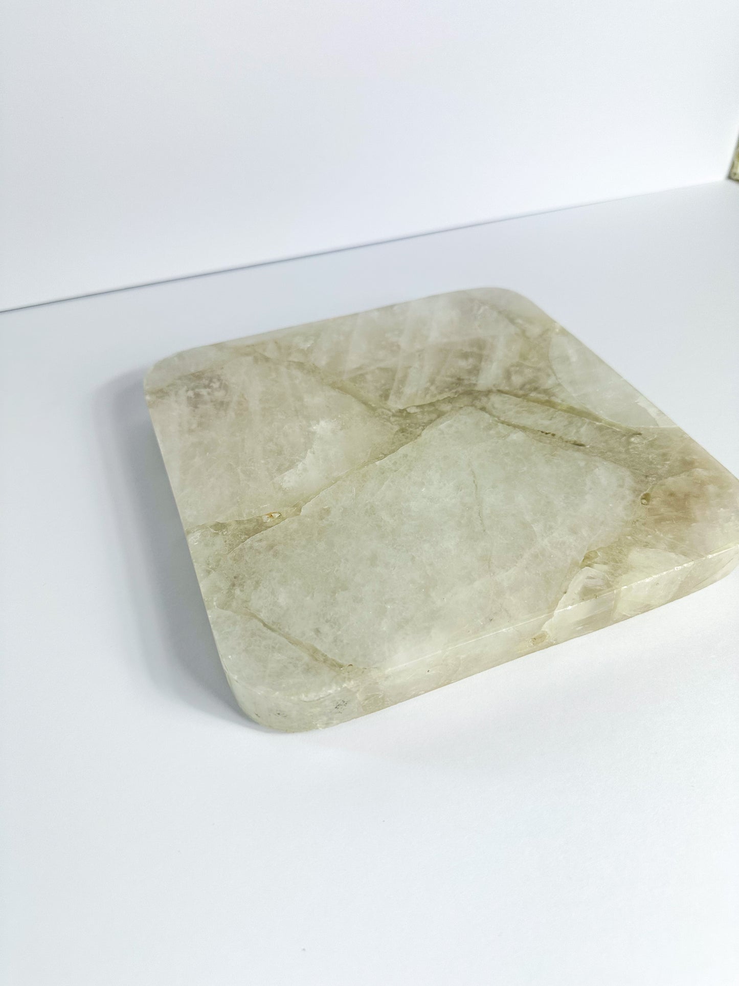 Clear Warm Agate Tray