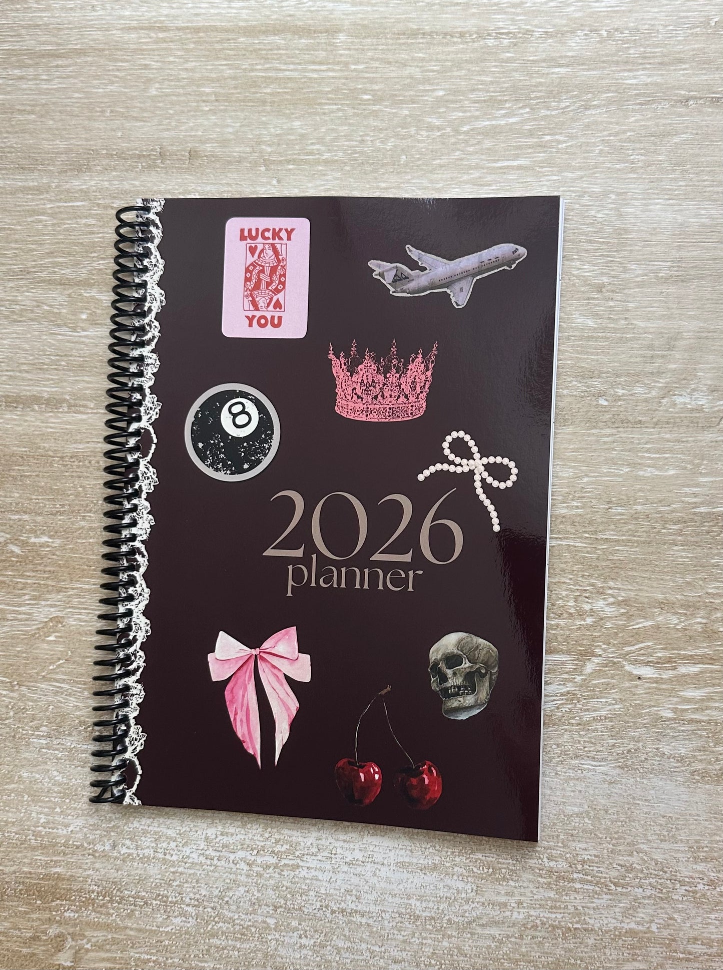 2026 Lifestyle Planner - Signature Velvet Noir Iconic Collage