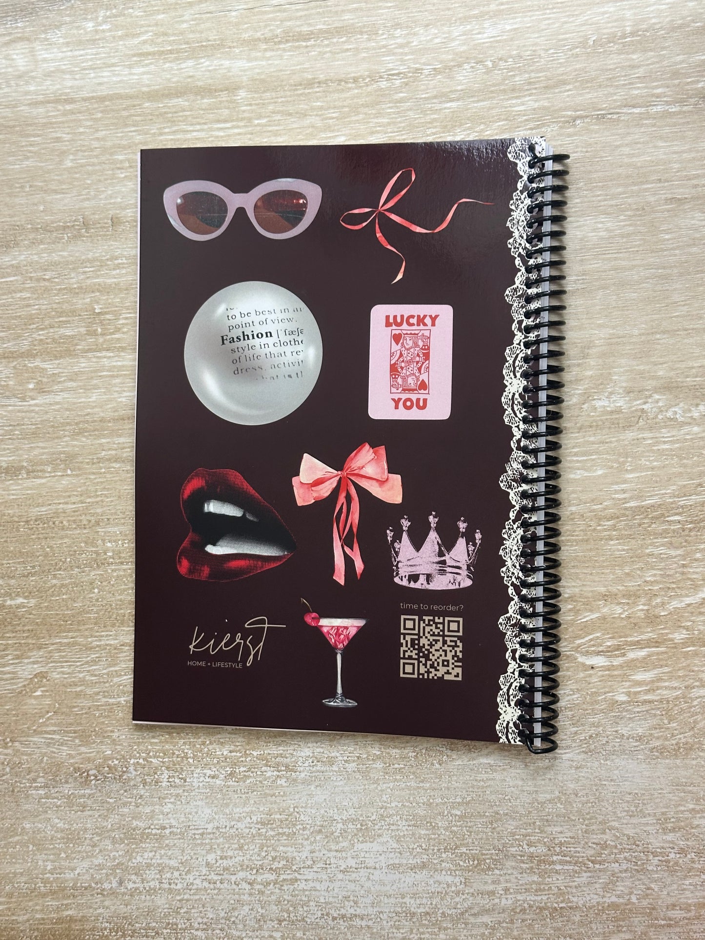 2026 Lifestyle Planner - Signature Velvet Noir Iconic Collage