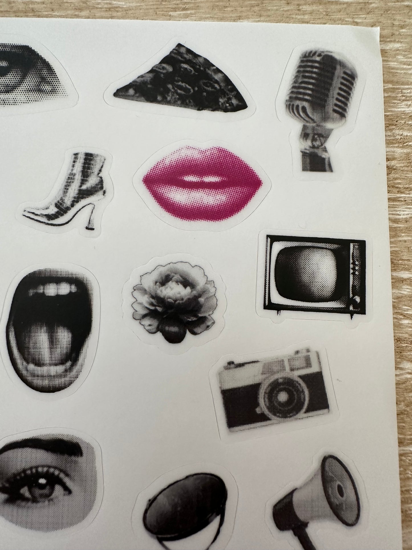 Vintage Inspired Sticker Sheet | Retro Elegance Meets Modern Edge