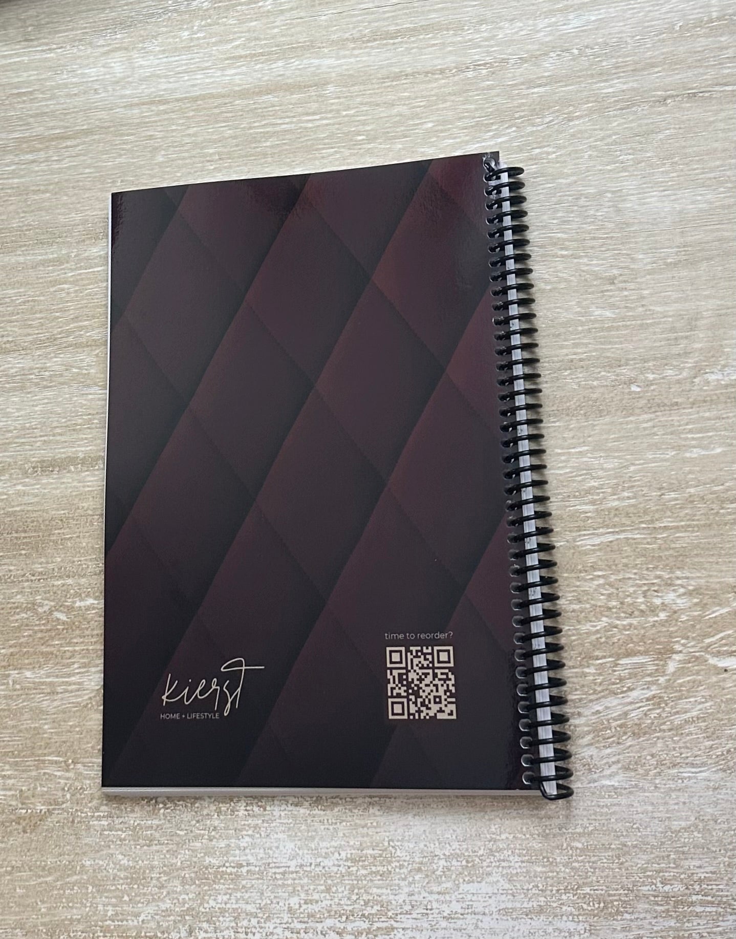 2026 Lifestyle Planner - Signature Velvet Noir Lattice