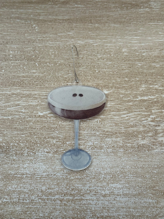 Espresso Martini Mini Ornament + Keychain