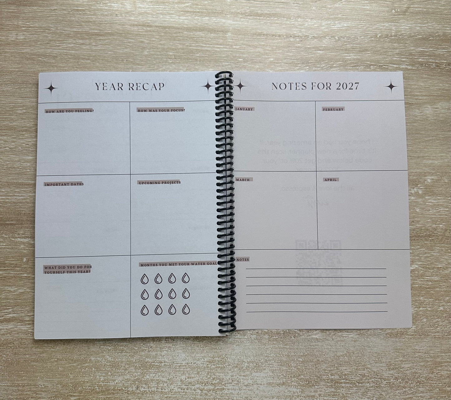 2026 Lifestyle Planner - Signature Velvet Noir Lattice