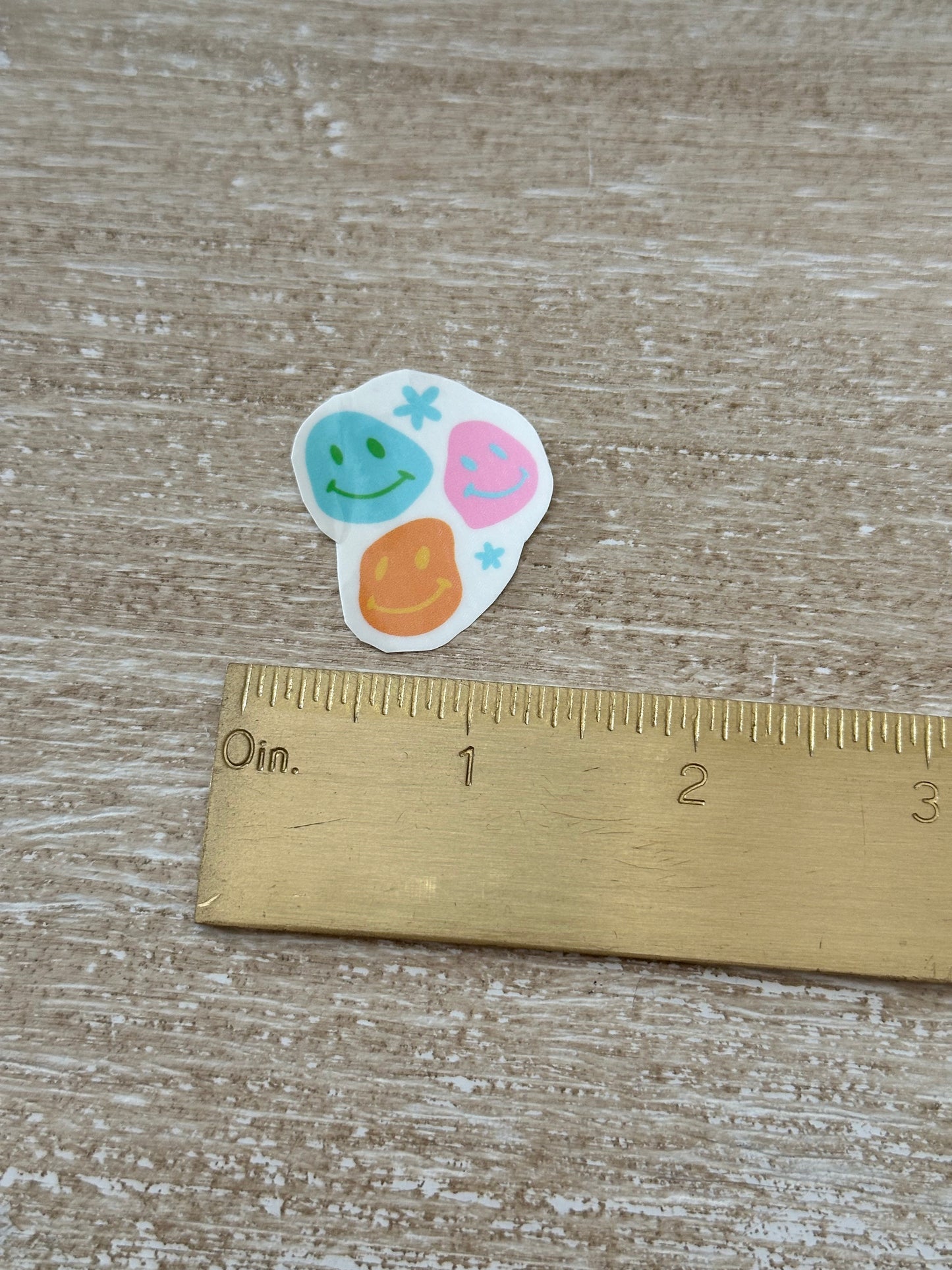 Colorful Smiley Face Temporary Tattoos