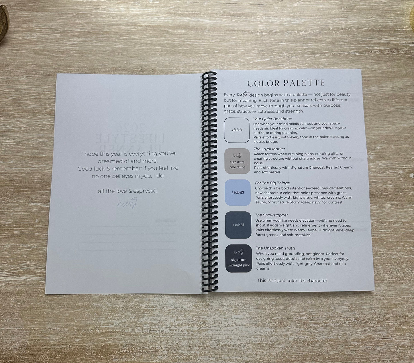 2026 Lifestyle Planner - Blue Marble