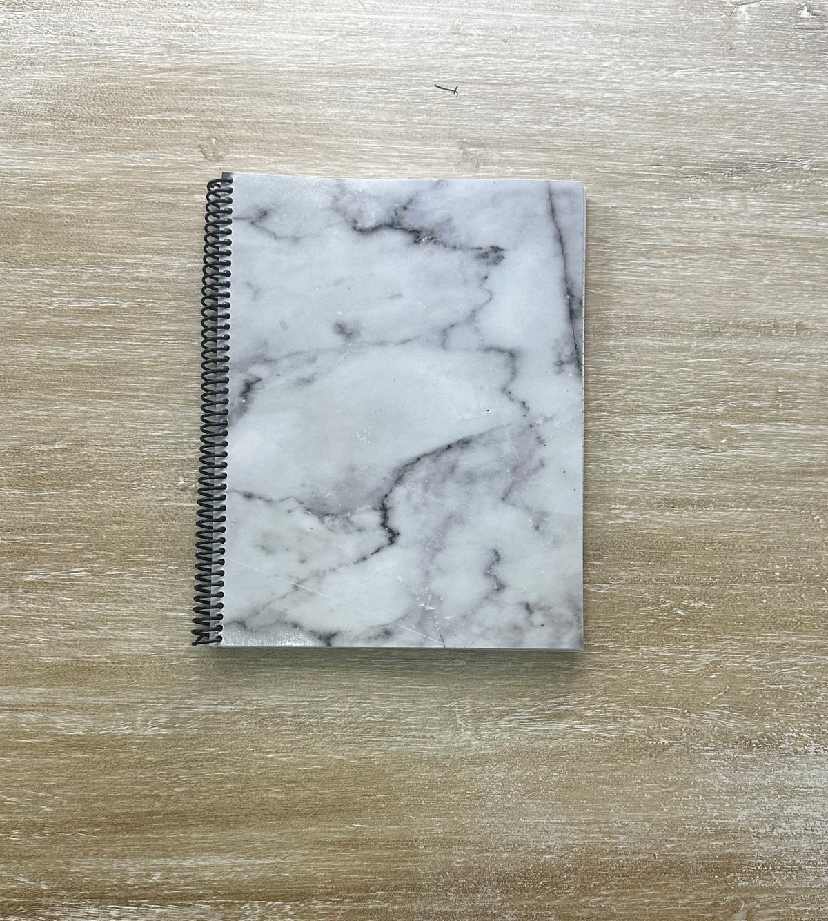 Lived-In Grey Marble Notebook