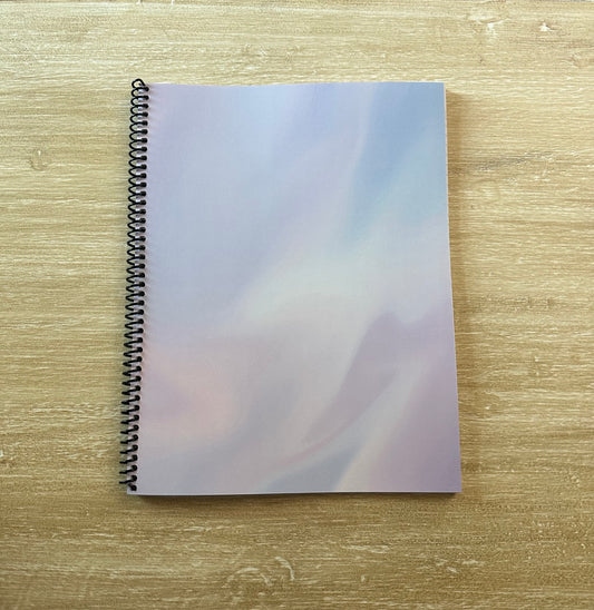 Lilac Marble Notebook