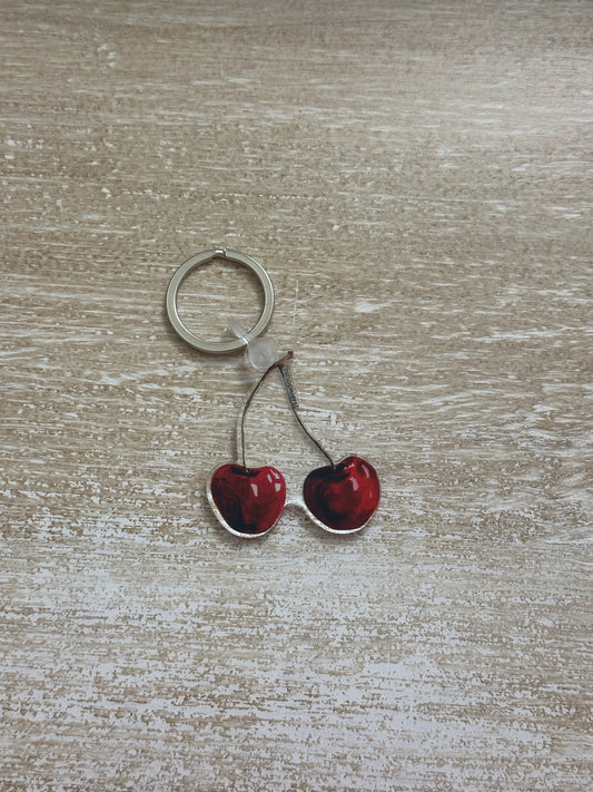 Moody Cherries Mini Keychain
