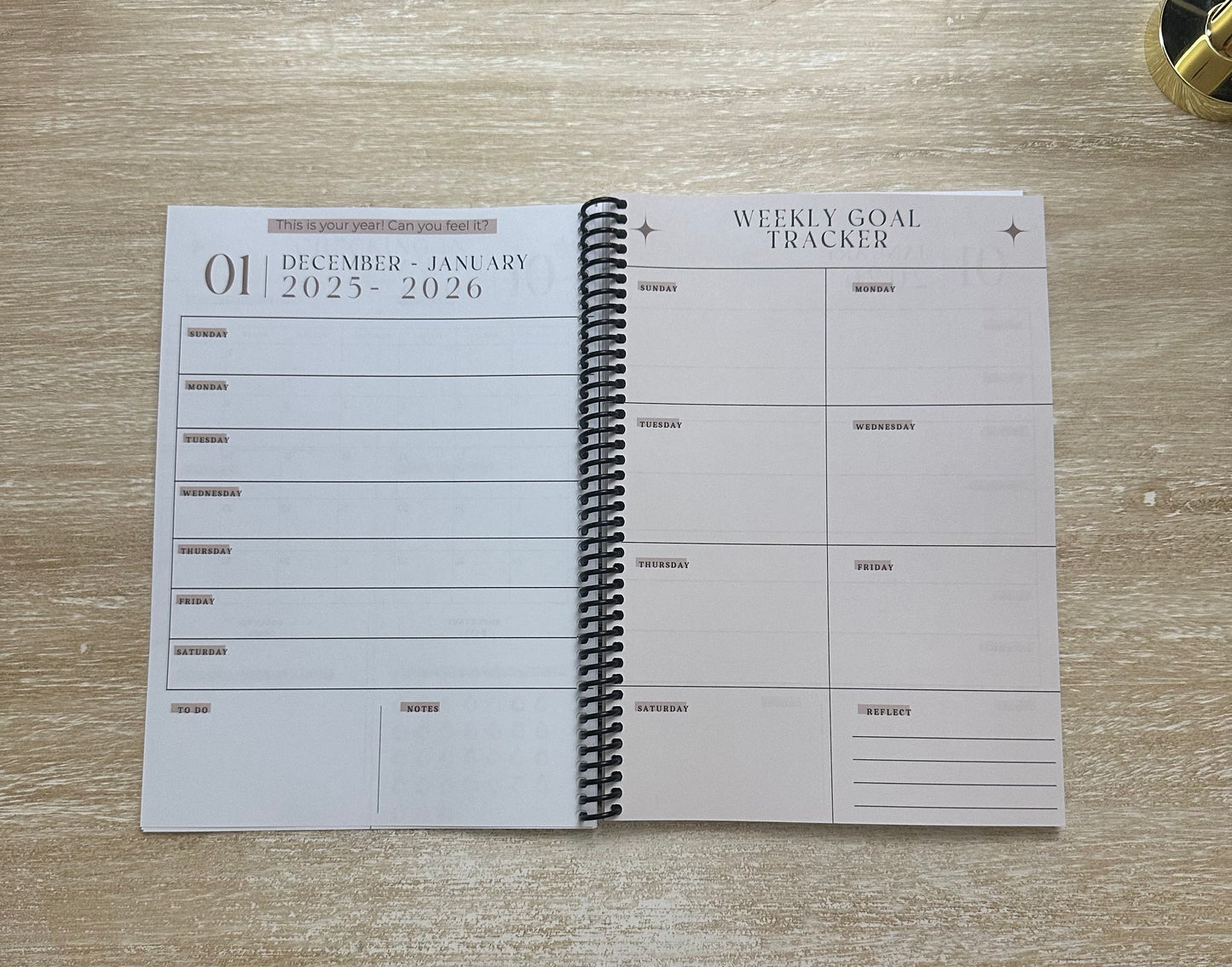 2026 Lifestyle Planner Ember Tortoise