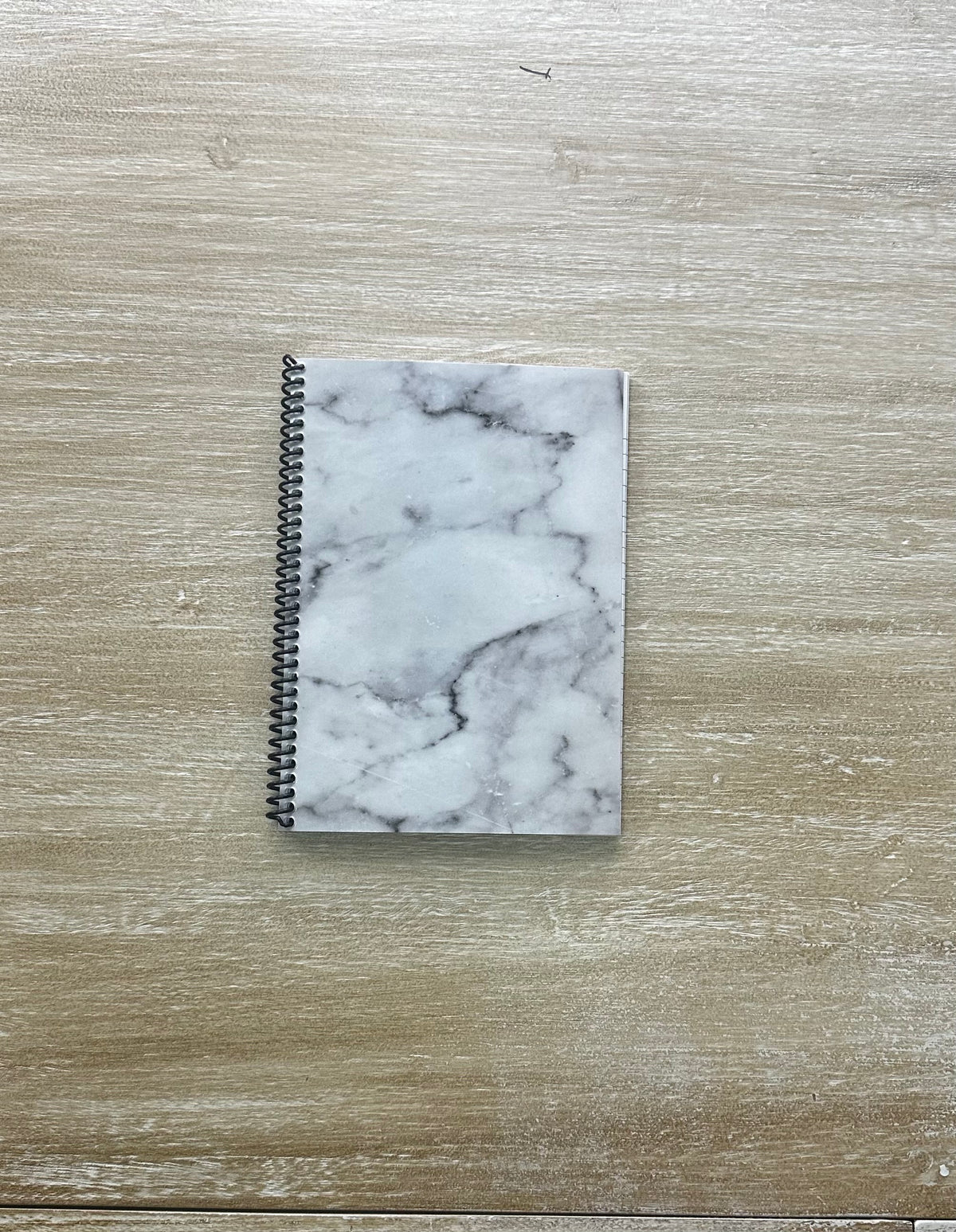 Lived-In Grey Marble Notebook