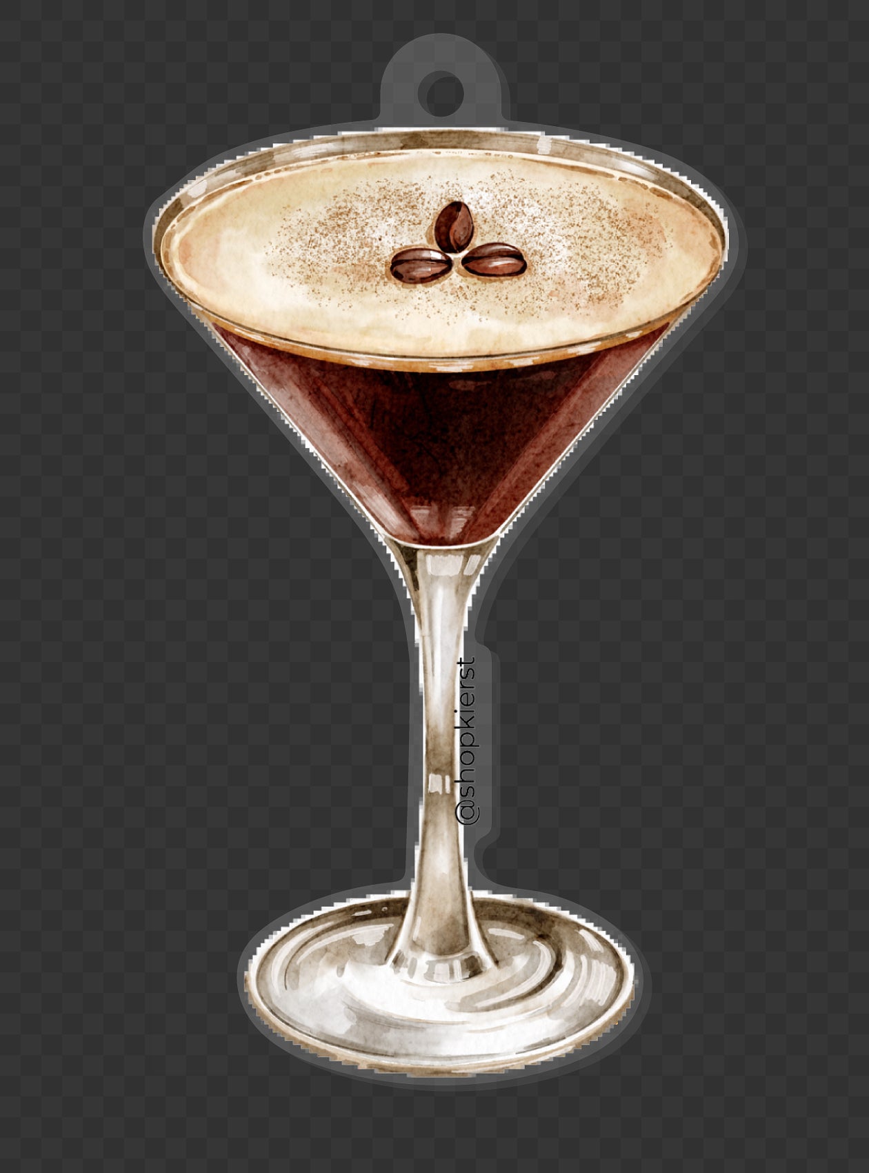 Espresso Martini II Ornament + Keychain