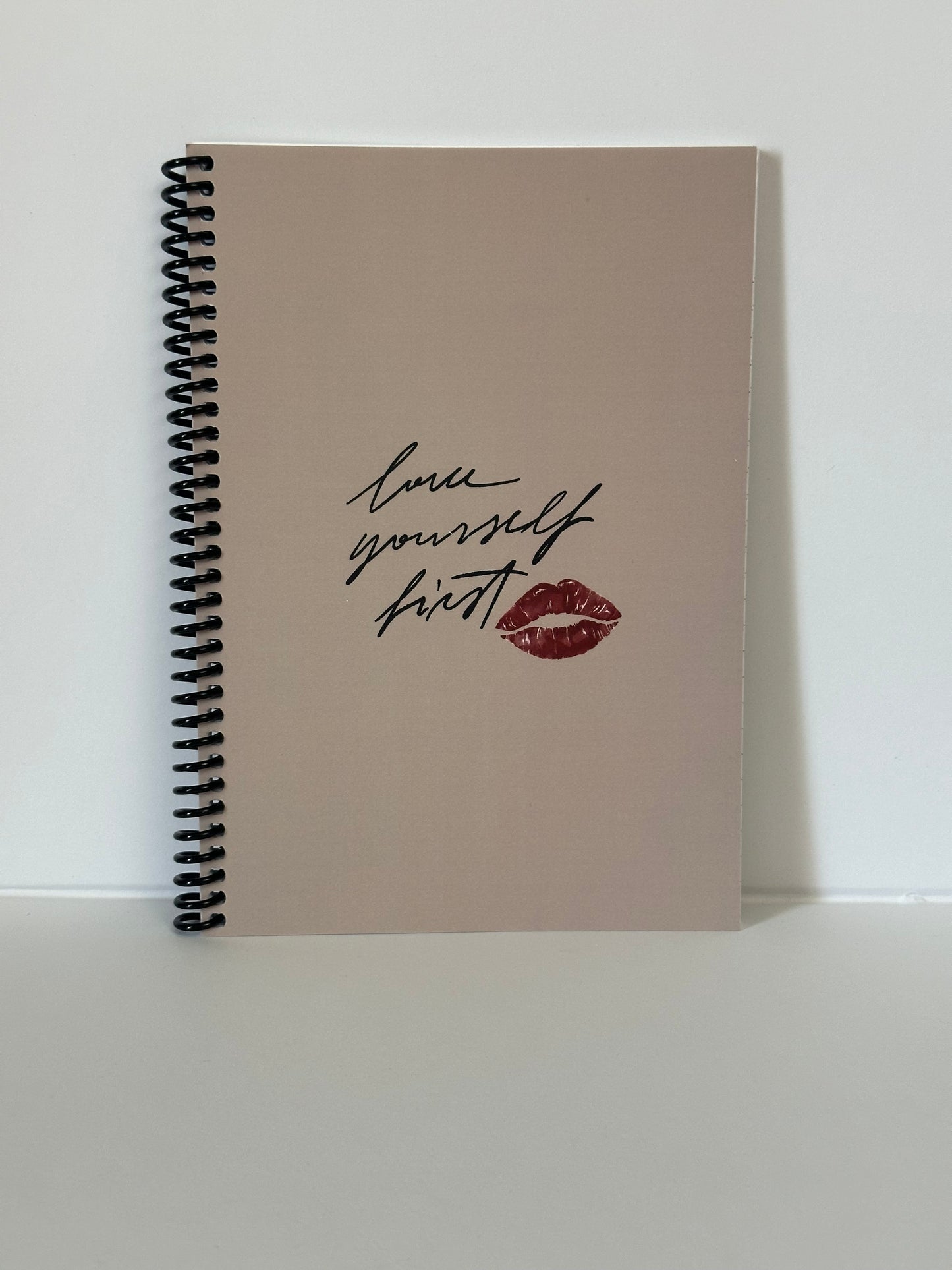 Love Yourself First Notebook (Oat) | A Reminder Worth Writing Down