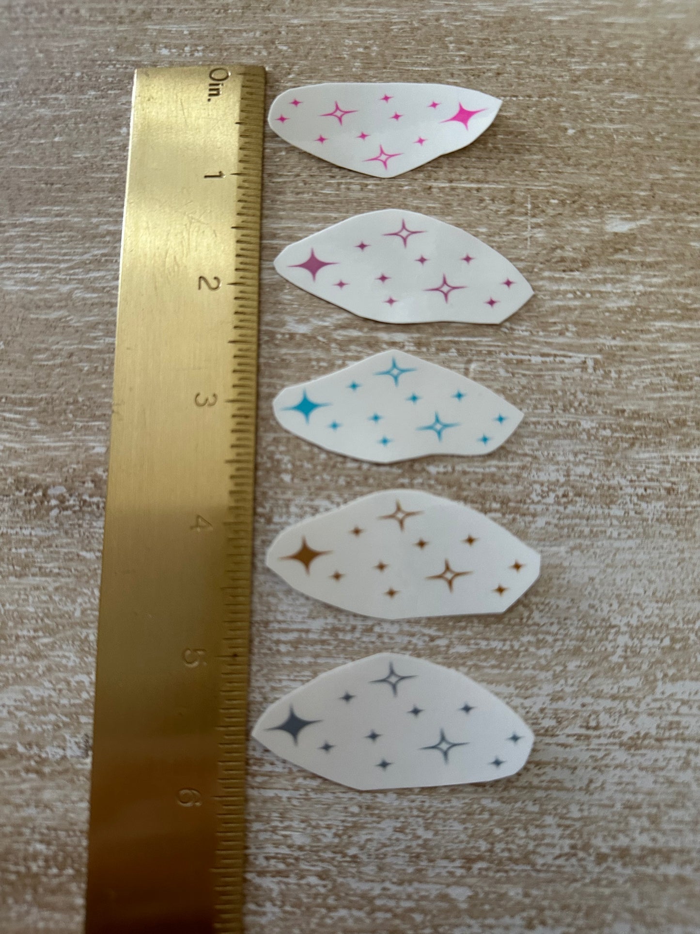 Star / Glitter Cluster Temporary Tattoos