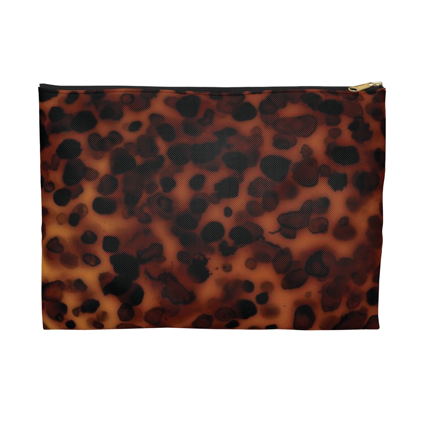Ember Tortoise Accessory Pouch | Classic Pattern, Effortless Edge