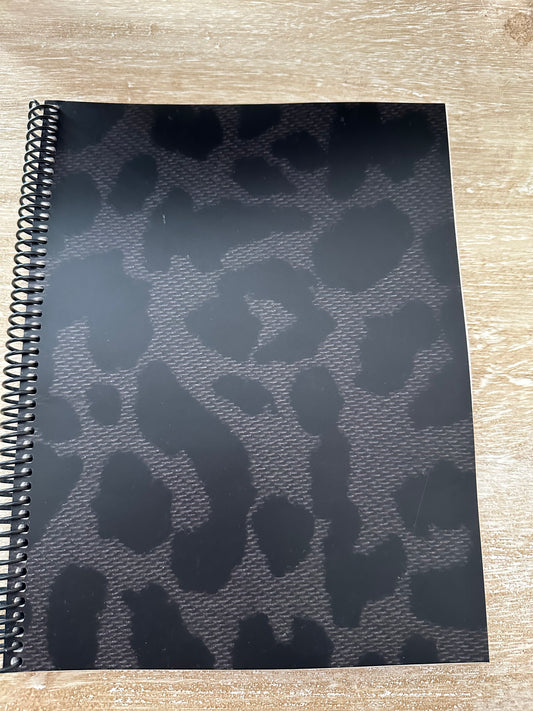 Black Leopard Notebook | Sophisticated Edge for Everyday