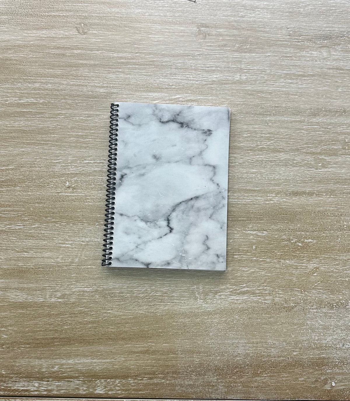 Lived-In Grey Marble Notebook