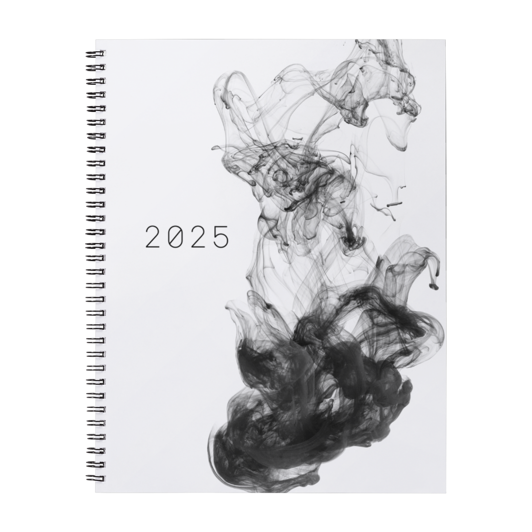2025 Black Smoke Daily Planner