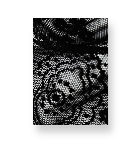 Black and White Lace Journal