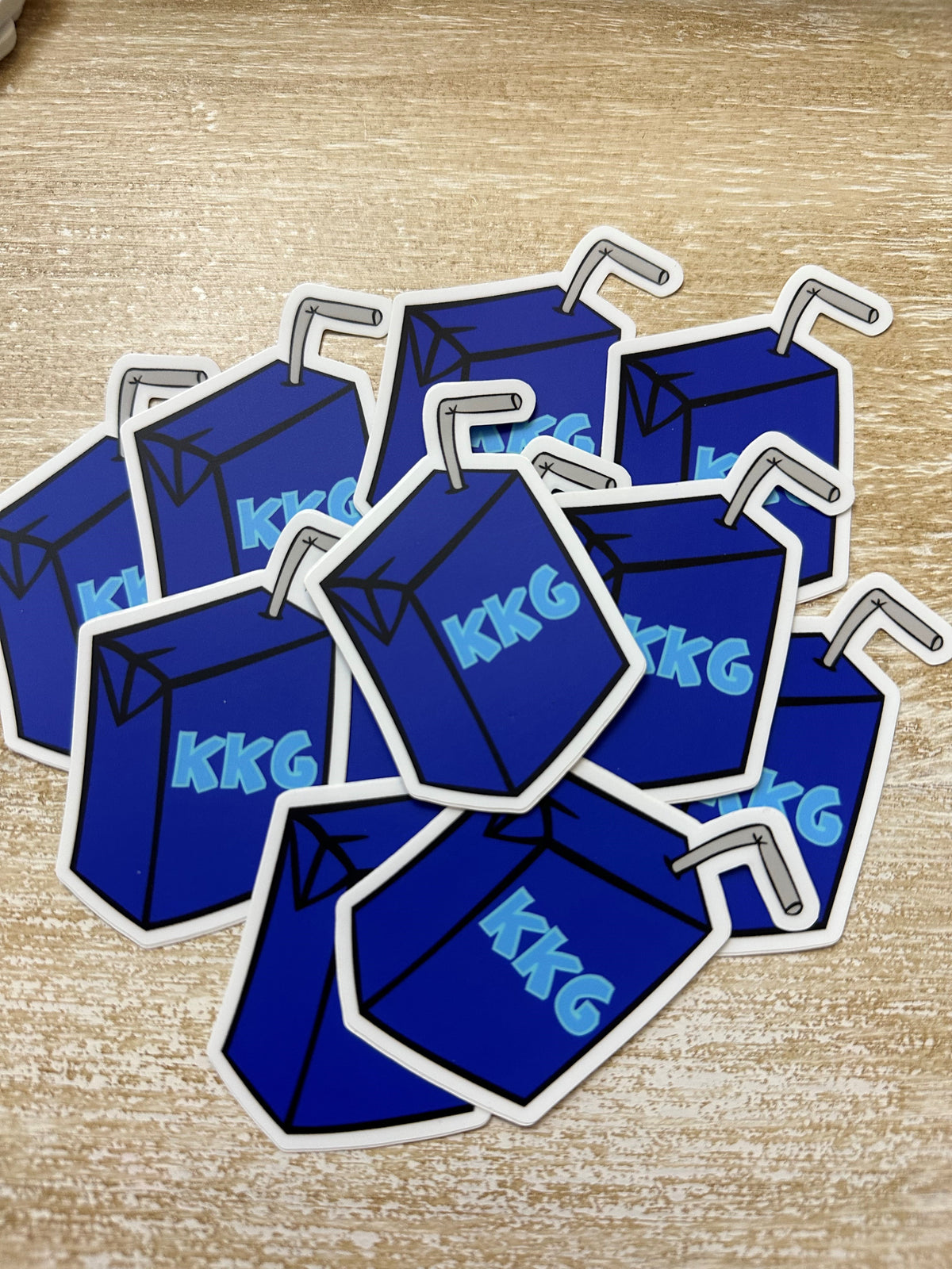 Kappa Kappa Gamma Juice Box Sticker