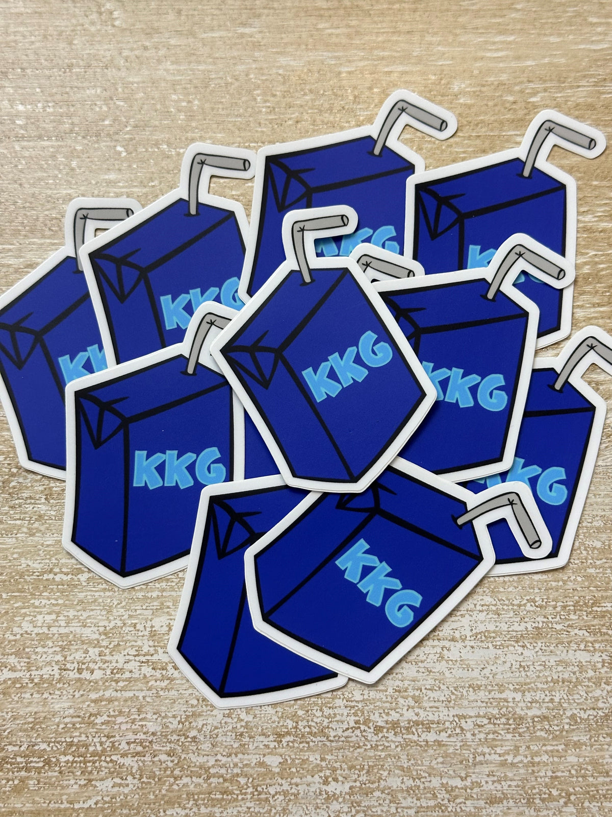 Kappa Kappa Gamma Juice Box Sticker