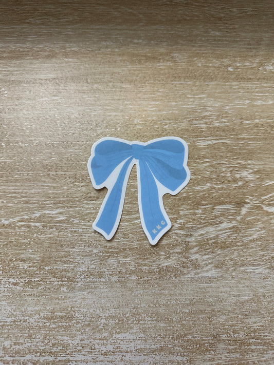 Light Blue Bow Kappa Kappa Gamma Sticker
