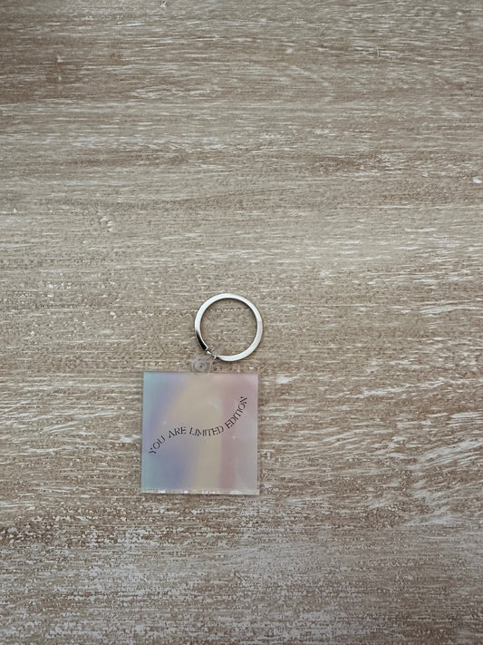 Limited Edition Acrylic Keychain | Pastel Swirled Reminder You Didn’t Know You Needed